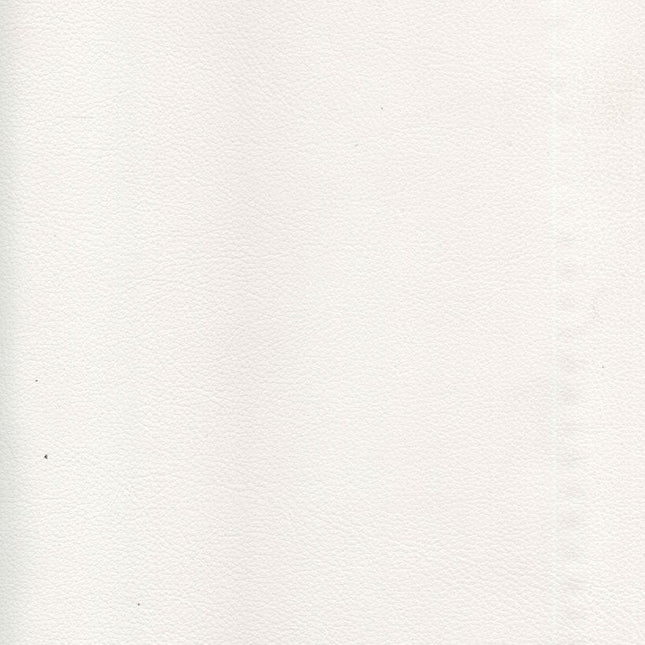 KOREAN LEATHER- Leatherette Faux Leather Upholstery Fabric- Pearl White - Uber Decor
