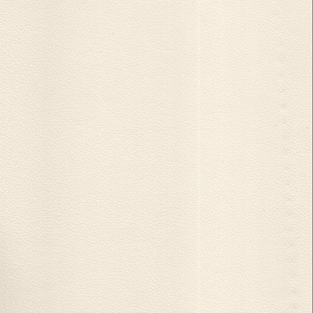 KOREAN LEATHER- Leatherette Faux Leather Upholstery Fabric- Off-White - Uber Decor