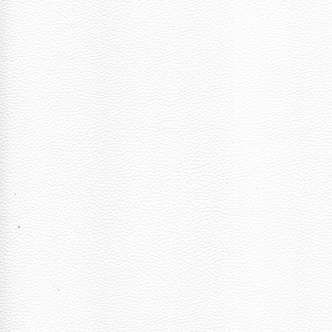 KLASSY- Leatherette Faux Leather Upholstery Fabric- Arctic White - Uber Decor