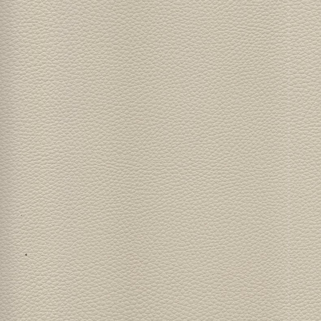 KLASSY- Leatherette Faux Leather Upholstery Fabric- Ivory Sand - Uber Decor