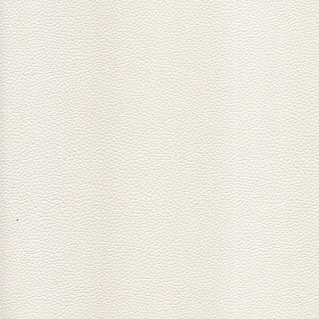 KLASSY- Leatherette Faux Leather Upholstery Fabric- Off-White - Uber Decor