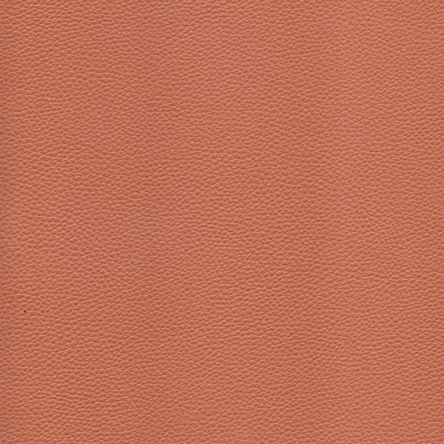 KLASSY- Leatherette Faux Leather Upholstery Fabric- Terracotta - Uber Decor