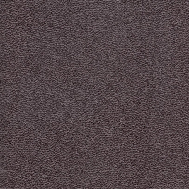 KLASSY- Leatherette Faux Leather Upholstery Fabric- Aubergine Brown - Uber Decor