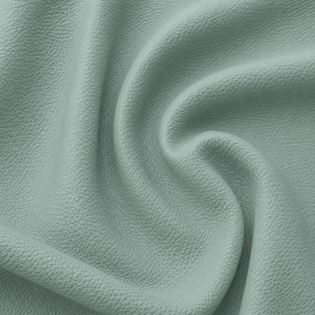 KLASSY- Leatherette Faux Leather Upholstery Fabric- Dusty Teal