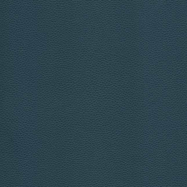 KLASSY- Leatherette Faux Leather Upholstery Fabric- Petrol Blue - Uber Decor