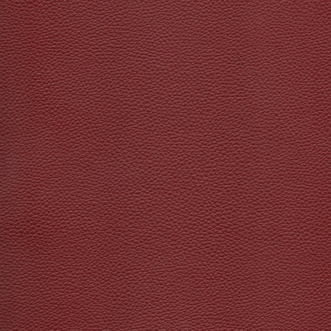 KLASSY- Leatherette Faux Leather Upholstery Fabric- Deep Burgundy - Uber Decor