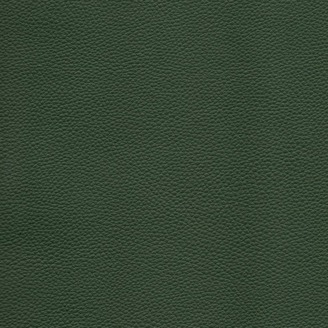 KLASSY- Leatherette Faux Leather Upholstery Fabric- Dark Moss Green - Uber Decor