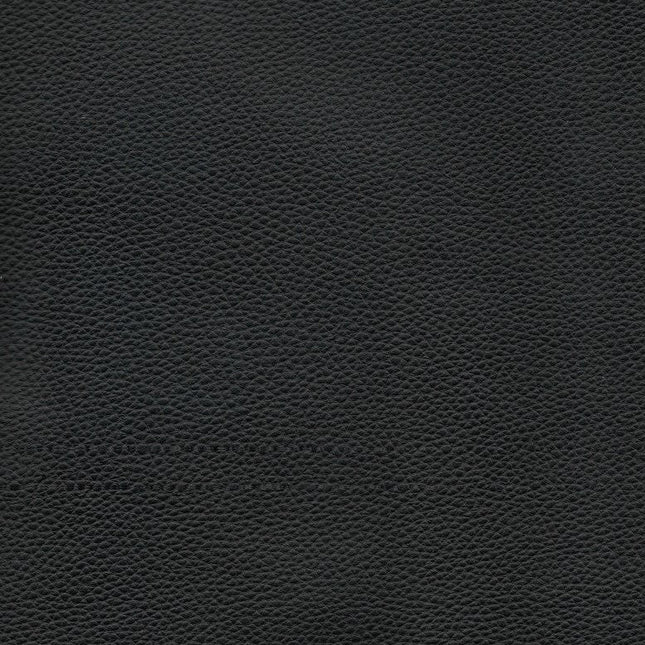 KLASSY- Leatherette Faux Leather Upholstery Fabric- Slate Black - Uber Decor