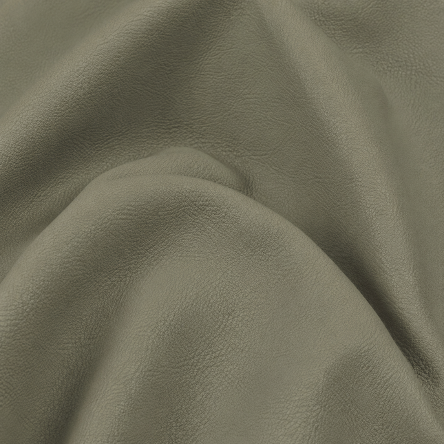 KOREAN LEATHER- Leatherette Faux Leather Upholstery Fabric- Dry Sage