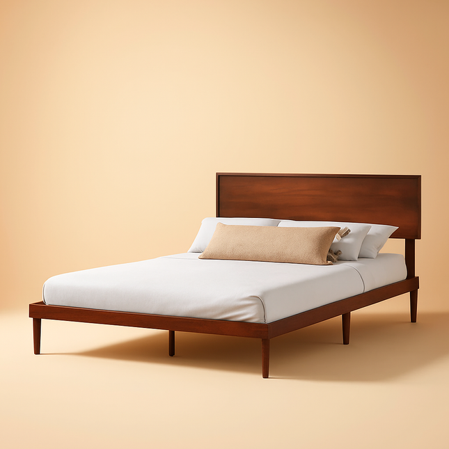CedarVue Modern Platform Customisable Bed for Contemporary Bedrooms - Uber Decor