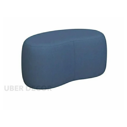 StyleCurve Blob Ottoman - Curved Seat Pouffe for Living Room - Uber Decor