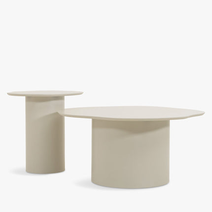 Dawson Sculptural Coffee Table for Modern Family Lounge Contemporary Organic Design Solid Surface Finish Custom Made Center Table