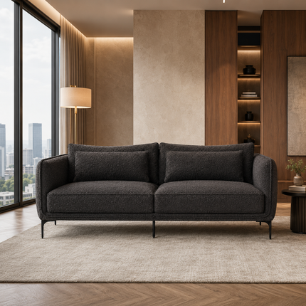 Amelise 84" Sofa- Contemporary Upholstered Extra Wide Couch for Office, Living room