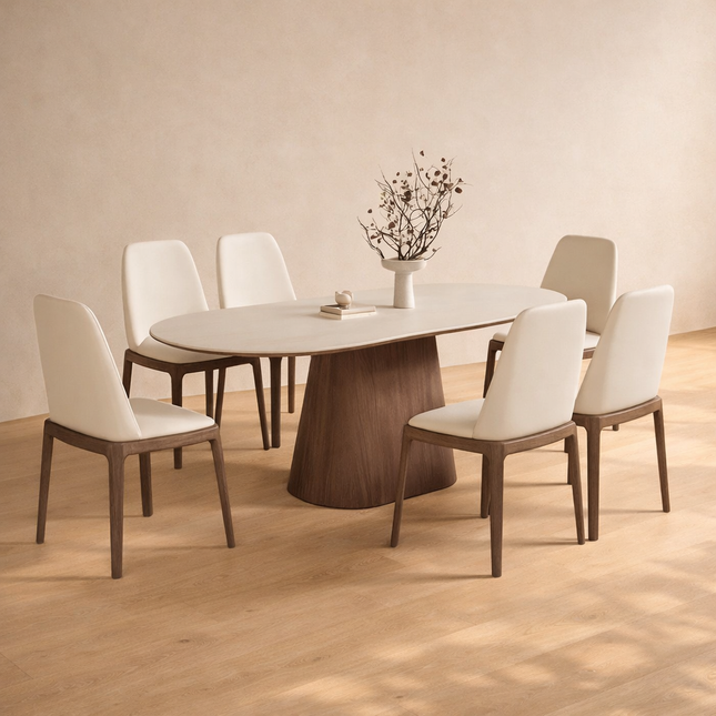 Havenmere Dining Table– Japandi  Inspired Elegance Meets Modern Comfort