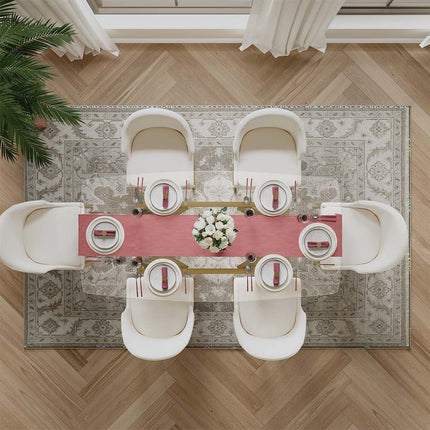 Gildhaven Glass Top Dining Table Modern Luxury Design with Sculptural Pedestal Base for Dining Room