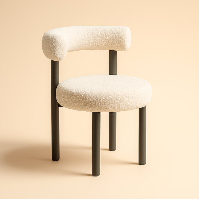 AURALA – Nordic Design Minimalist Chair for Bedroom, Living Room, Office, Vanity & Café Spaces - Uber Decor