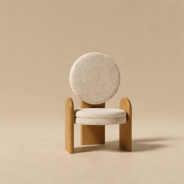 Orbit Rest Accent Armchair Postmodern European Inspired Fixed Base Statement Chairs Living Room and Lounge Room