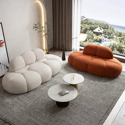 Tampere Modern Nordic Bean Bag Sofa Italian-Inspired Minimalist Lounge Seating for Living Room or Studio Spaces