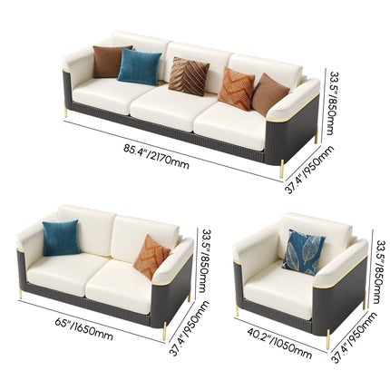Nicosia Luxury Modern Art Deco Sofa with Fluted Base Design Customisable Designer Couch for Executive Interiors