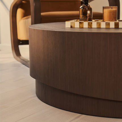 Menderes Coffee Table Modern Contemporary Mediterranean Inspired Designer Center Table Custom Finish Minimal Statement Table for Open Concept Space