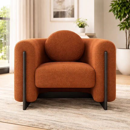 Brio Accent Chair – Ready to Ship Contemporary Sculpted Seating for Living Room and Lounge Spaces
