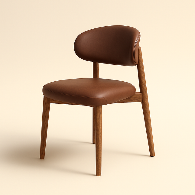 SOLARA – Modern Wooden Dining Chair Set for Living Room, Kitchen, Café & Hotel Spaces - Uber Decor