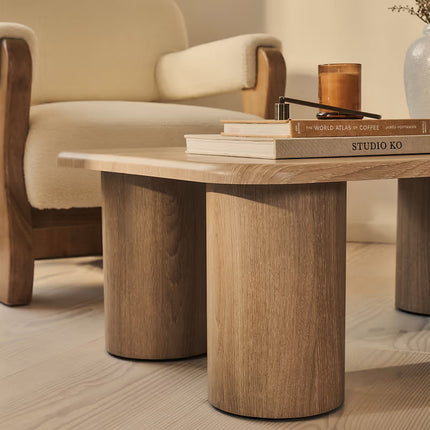 Sobat Coffee Table Modern Organic Contemporary Nordic Inspired Designer Center Table Custom Finish Multi Leg Statement Table for Creative Living Space