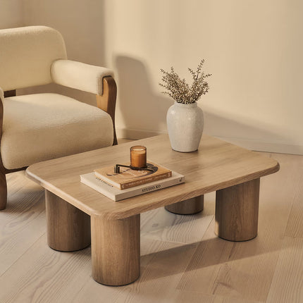 Sobat Coffee Table Modern Organic Contemporary Nordic Inspired Designer Center Table Custom Finish Multi Leg Statement Table for Creative Living Space