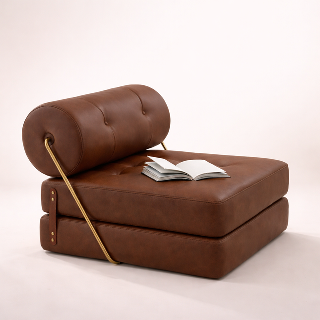 ZenFold – Modern Folding Recliner Lounge Chair for Living Room & Relaxation Spaces