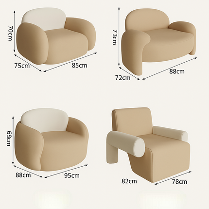 Tarrasa Nordic Designer Minimalist Floor Sofa Set – Modern Lazy Lounge for Living Room, Garden & Patio Spaces - Uber Decor