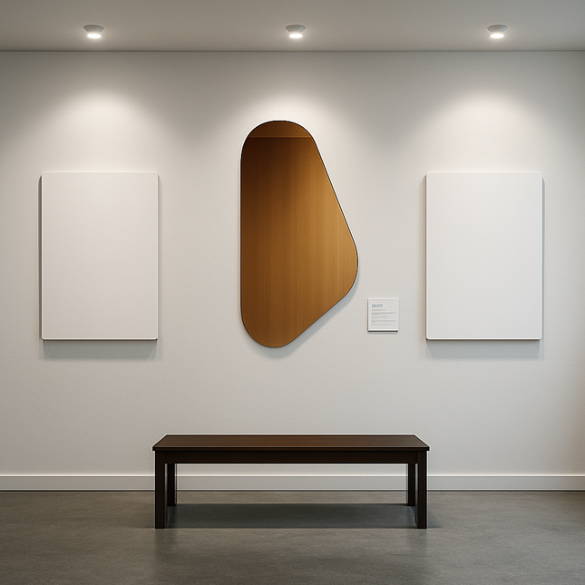 ClaraForm Asymmetrical Frameless Bathroom Mirror - Uber Decor