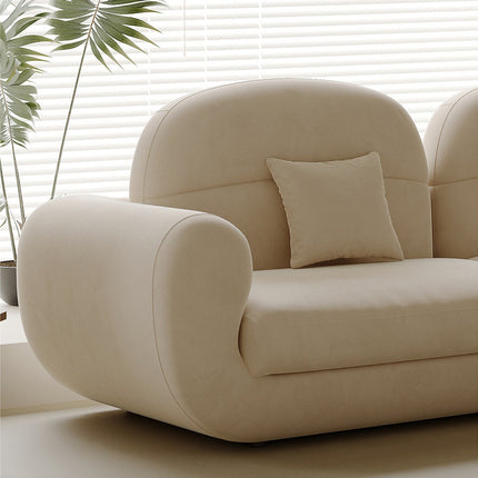 Bruges Luxury Modern Curved Sofa with Sculptural Rounded Design Customisable Designer Couch for Minimalist Interiors