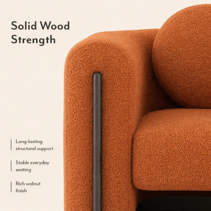 Brio Accent Chair – Ready to Ship Contemporary Sculpted Seating for Living Room and Lounge Spaces