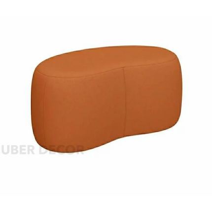 StyleCurve Blob Ottoman - Curved Seat Pouffe for Living Room - Uber Decor