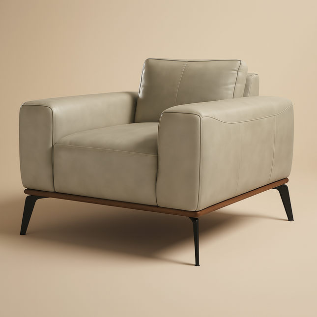 Calmora Lounge Chair – Mid‑Century Modern Japandi Accent Chair | Customize for Living Room or Lounge - Uber Decor
