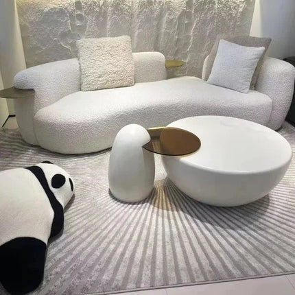 SkyHaven Cloud Lounge Sofa - Ultra-Soft Curved Couch for Minimalist Living Rooms - Uber Decor