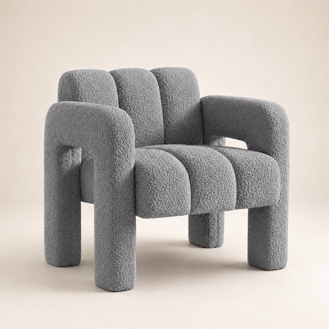 Avira Regal Bedroom Accent Chair – Ready to Ship Comfy Reading Nook Chair for Home