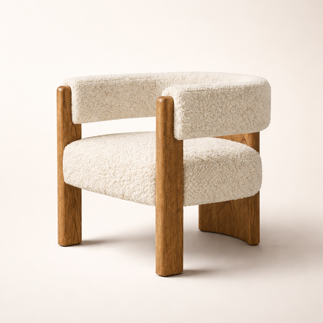 LIDO – American Luxury Danish Modern Accent Chair for Living Room & Lounge Spaces