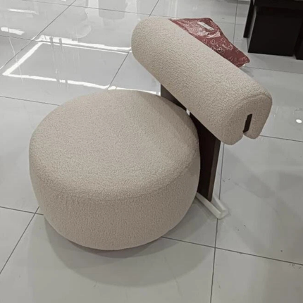 Siya Modern Unique Accent Chair with Backrest - Nordic Living Room Furniture - Uber Decor