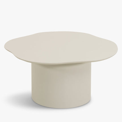 Dawson Sculptural Coffee Table for Modern Family Lounge Contemporary Organic Design Solid Surface Finish Custom Made Center Table