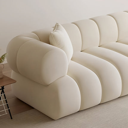 Miami Modular 7-Seater Sectional Sofa Japandi Contemporary Bubble Sofa for Living Room & Lounge