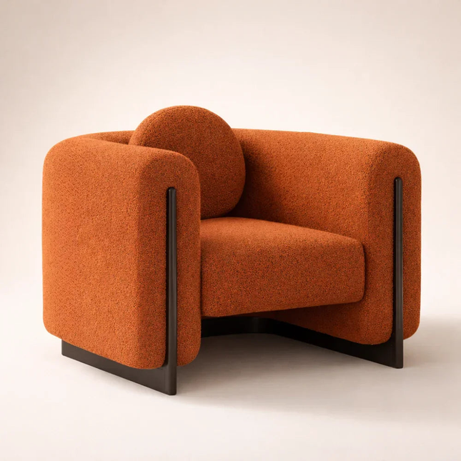 Brio Accent Chair – Ready to Ship Contemporary Sculpted Seating for Living Room and Lounge Spaces