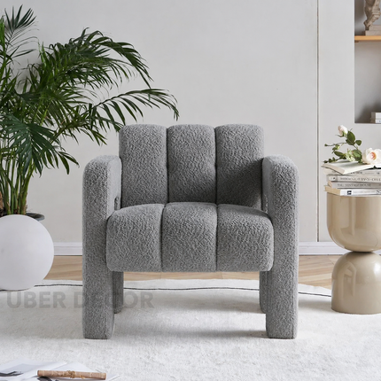 Avira Regal Bedroom Accent Chair – Ready to Ship Comfy Reading Nook Chair for Home