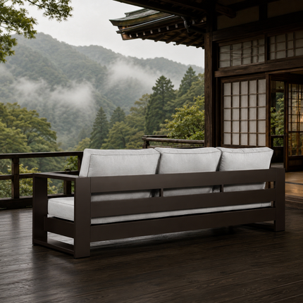 Stonewyn Outdoor Sofa Minimalist Patio Seating for Terraces, Rooftops & Urban Gardens