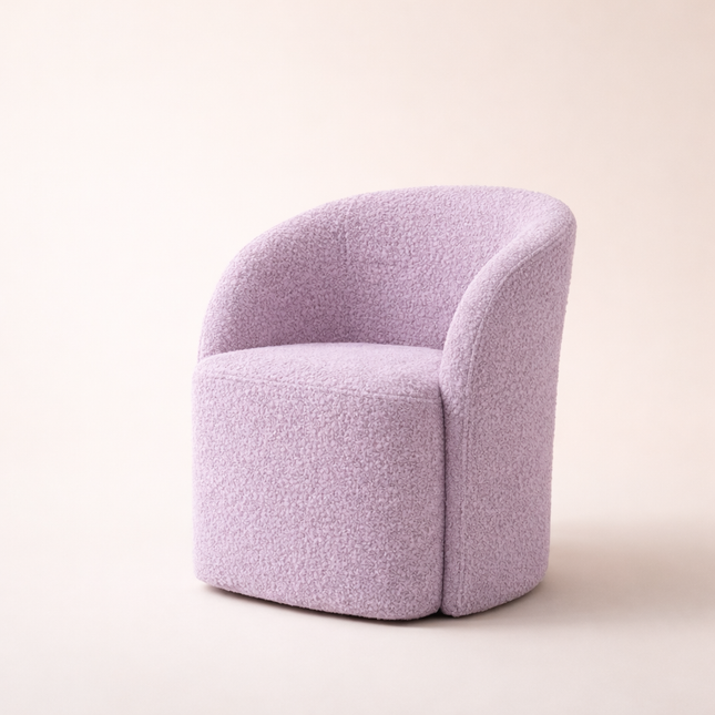 Tovia Modern Dining Chair Custom Made Barrel Back Design Ideal for Dining Room Living Area Compact Luxury Furniture