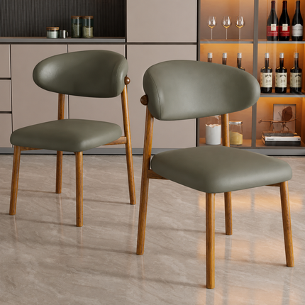 NORDLUX – Ready to Dispatch Modern Nordic Dining Chair with Curved Backrest for Home & Restaurant