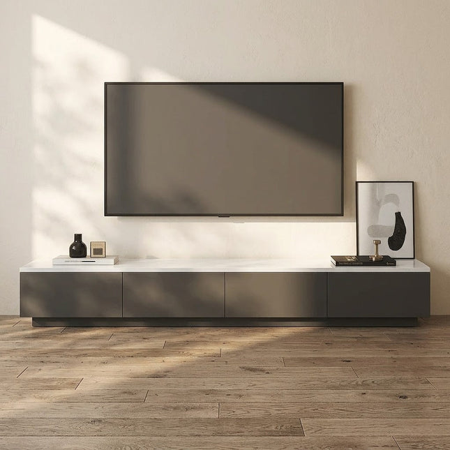 Averra Luxe – Modern TV Cabinet, European Inspired Elegant Console, Low Base, Living Room TV Unit