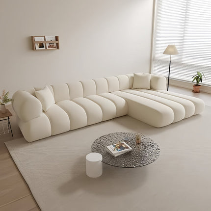 Miami Modular 7-Seater Sectional Sofa Japandi Contemporary Bubble Sofa for Living Room & Lounge