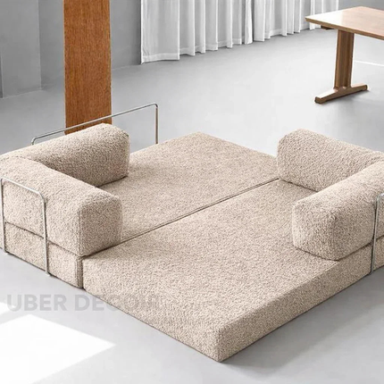 The Teddy Block Sofa - 5-in-1 Modern Adjustable Sofa Cum Bed - Uber Decor