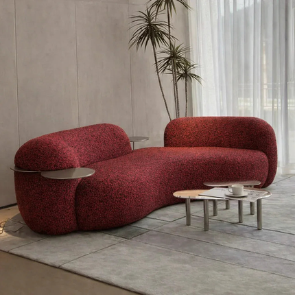 SkyHaven Cloud Lounge Sofa - Ultra-Soft Curved Couch for Minimalist Living Rooms - Uber Decor
